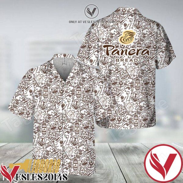 Panera Bread Doodle Art Hawaiian Shirt, Unique Gifts For Friends - Vesles2014S 1