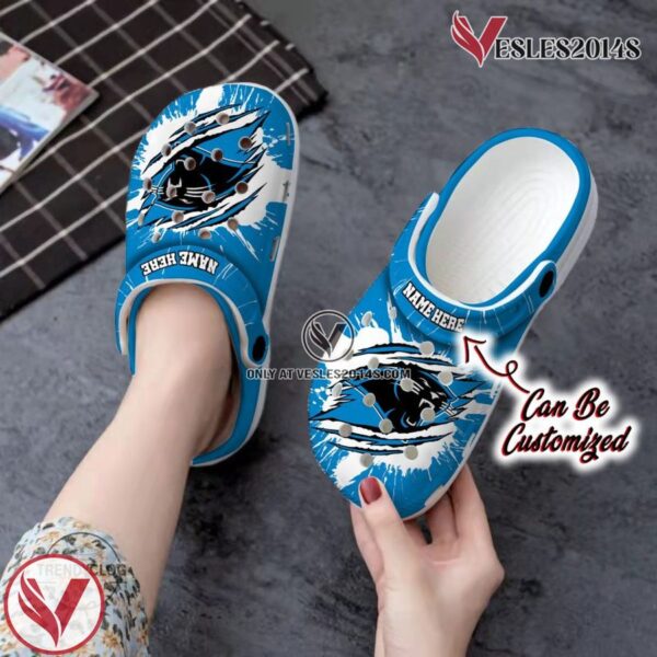Panthers Personalized CPanthers Football Ripped Claw Clog Shoes, Unique Gift From  Vesles2014S