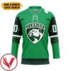 Panthers St. Patrick's Day Custom Name Custom Number Hockey Jersey, Trending Gifts For Fans - Vesles2014s