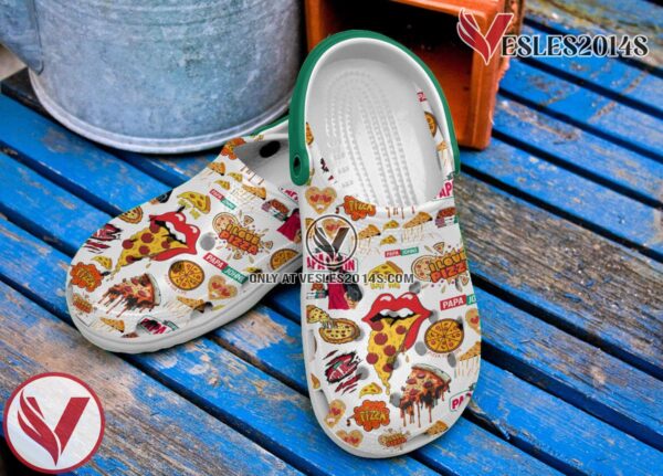 Papa John’s Premium Crocs Crocband Clogs Shoes Comfortable For Men Women and Kids, Unique Gift From  Vesles2014S 2