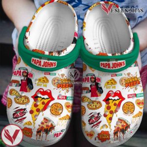 Papa John’s Premium Crocs Crocband Clogs Shoes Comfortable For Men Women and Kids, Unique Gift From  Vesles2014S