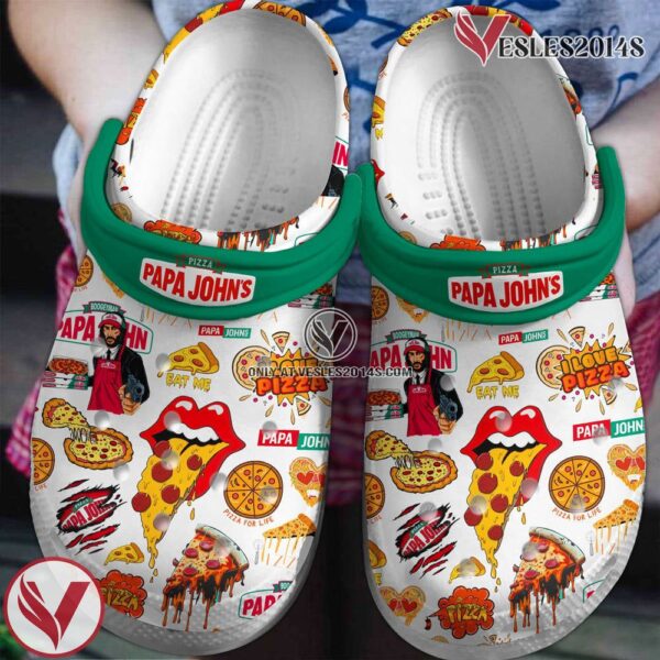 Papa John’s Premium Crocs Crocband Clogs Shoes Comfortable For Men Women and Kids, Unique Gift From  Vesles2014S