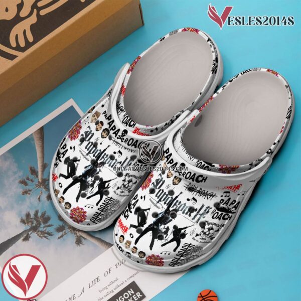 Papa Roach Rock Band Music Crocs Crocband Clogs Shoes, Unique Gifts For Fans - Vesles2014S 2