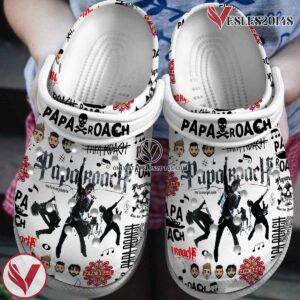 Papa Roach Rock Band Music Crocs Crocband Clogs Shoes, Unique Gifts For Fans - Vesles2014S