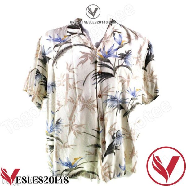 Paradise Found Large Floral Bird Of Paradise Bamboo Rayon Hawaiian Shirt, Unique Gifts For Friends - Vesles2014S 1
