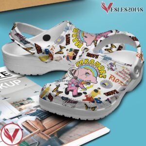 Paramore Hard Times Music Crocs Crocband Clogs Shoes, Unique Gifts For Fans - Vesles2014S 3