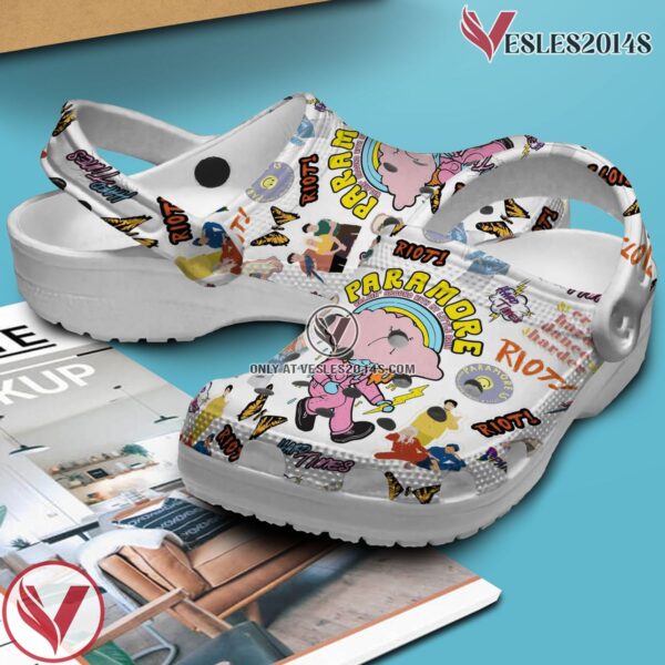 Paramore Hard Times Music Crocs Crocband Clogs Shoes, Unique Gifts For Fans - Vesles2014S 3