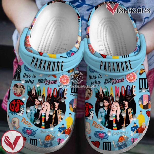 Paramore Music Band Crocs Crocband Clogs Shoes, Unique Gifts For Fans Style 1 - Vesles2014S