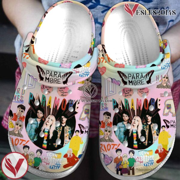 Paramore Music Crocs Crocband Clogs Shoes, Unique Gifts For Fans Style 8 - Vesles2014S