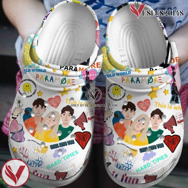 Paramore Rock Band Music Crocs Crocband Clogs Shoes, Unique Gifts For Fans - Vesles2014S