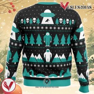 Paranormal Xmas Alien Ugly Christmas Sweater, Unique Christmas Gift For Fans - Vesles2014S 1