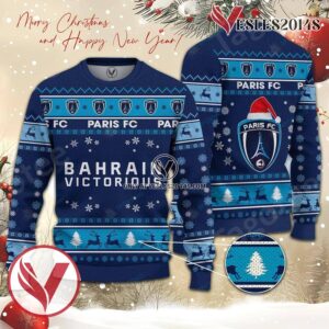 Paris FC Sport Ugly Christmas Sweater, Unique Gifts For Fans - Vesles2014aS 1