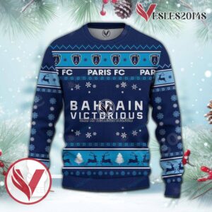 Paris FC Sport Ugly Christmas Sweater, Unique Gifts For Fans - Vesles2014aS 2