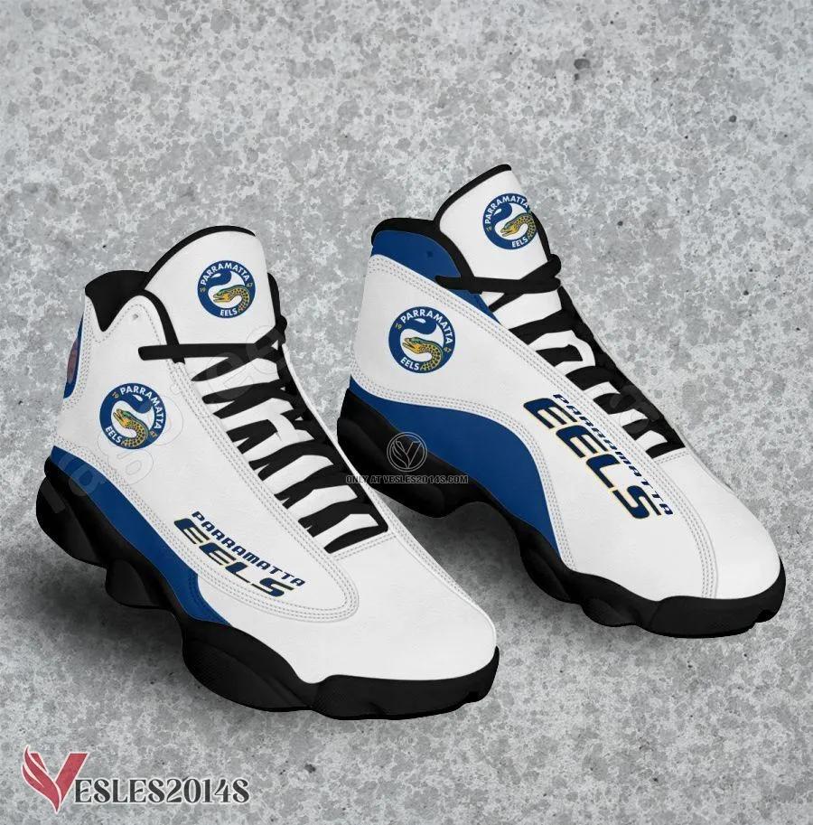 Parramatta Eels Logo Air Jordan 13 Shoes, Best Sneaker Gifts For Fans - Vesles2014s 1