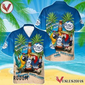 Parrot Busch Light Hawaiian Shirt, Best Summer Gifts For Fans - Vesles2014S 1