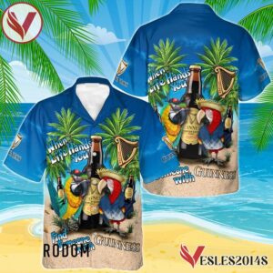 Parrot Guinness Beer Hawaiian Shirt, Best Summer Gifts For Fans - Vesles2014S 1