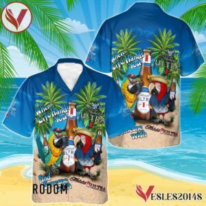 Parrot Michelob ULTRA Hawaiian Shirt, Best Summer Gifts For Fans - Vesles2014S 1