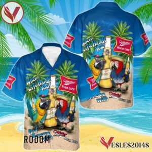 Parrot Miller High Life Hawaiian Shirt, Best Summer Gifts For Fans - Vesles2014S 1