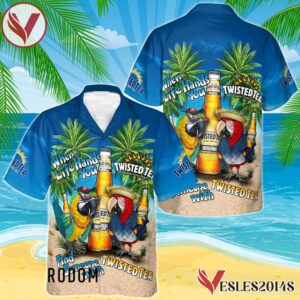 Parrot Twisted Tea Hawaiian Shirt, Best Summer Gifts For Fans - Vesles2014S 1