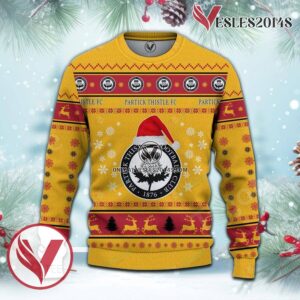 Partick Thistle F.C. Sport Ugly Christmas Sweater, Unique Gifts For Fans - Vesles2014aS 2