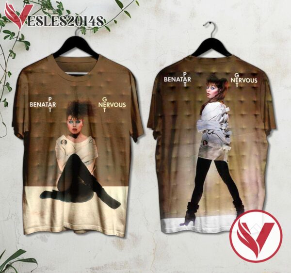 Pat Benatar Get Nervous Album Cover Shirt, Perfect Gifts For Music Lovers - Vesles2014S