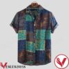 Patchwork Printed Ethnic Style Hawaiian Shirt, Unique Gifts For Friends - Vesles2014S 1
