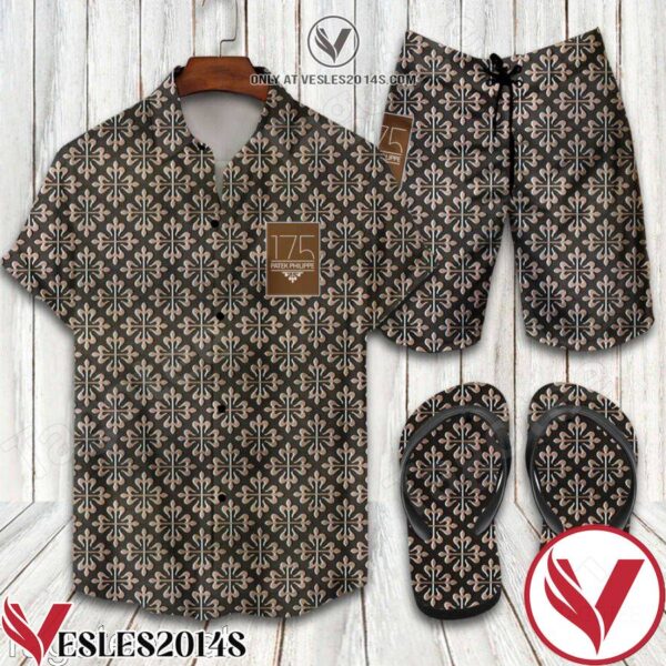 Patek Philippe 2022 Combo Hawaiian Shirt, Beach Shorts And Flip Flop, Unique Gifts For Friends - Vesles2014S 1