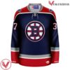 Patrice Bergeron 37 Boston Bruins Patriots Blue Hockey Jersey, Gifts For Ice Hockey Fans - Vesles2014S