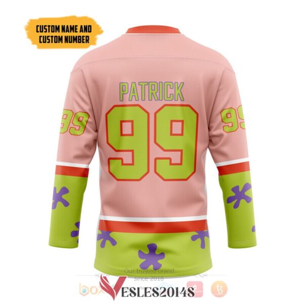 Patrick Star Custom Hockey Jersey, Trending Gifts For Fans - Vesles2014s 1