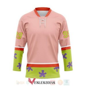 Patrick Star Personalized Hockey Jersey, Trending Gifts For Fans - Vesles2014s 3