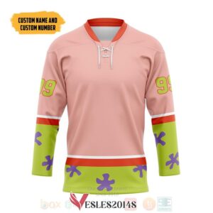 Patrick Star Personalized Hockey Jersey, Trending Gifts For Fans - Vesles2014s