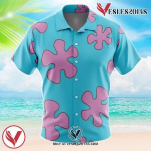 Patrick Star Tiki Land Spongebob SquarePants Hawaiian Shirt