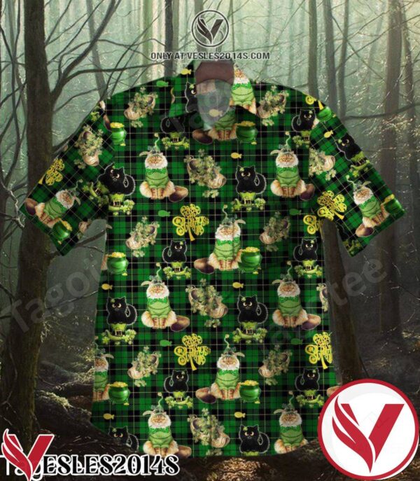 Patrick’s Day With Cat Hawaiian Shirt, Unique Gifts For Friends - Vesles2014S 1