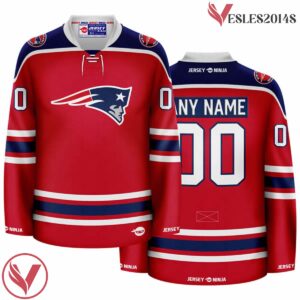 Patriot Team New England Personalize Red Jersey, Football Coach Gift - Vesles2014S 3