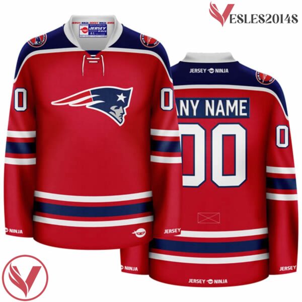 Patriot Team New England Personalize Red Jersey, Football Coach Gift - Vesles2014S 3