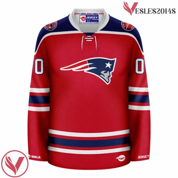 Patriot Team New England Personalize Red Jersey, Football Coach Gift - Vesles2014S