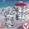Patriots Navy Tropical Floral White Hawaiian Shirt, Unique Gifts For Friends - Vesles2014S 1