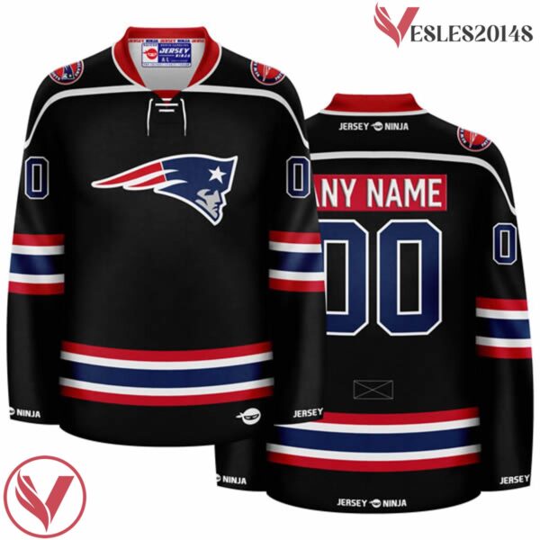 Patriots Pride New England Customize Black Jersey, Gifts For Football Players - Vesles2014S 2
