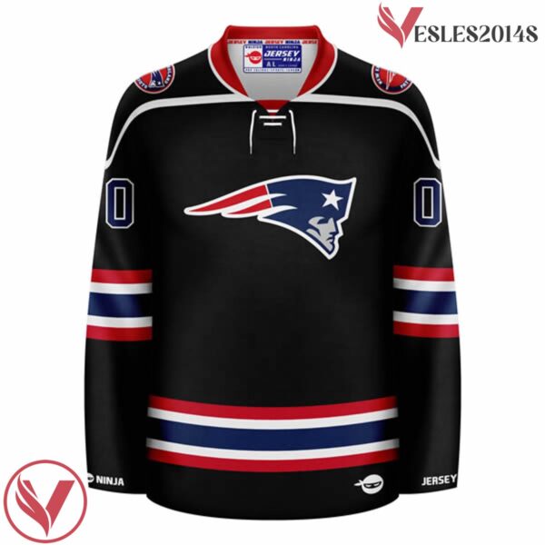 Patriots Pride New England Customize Black Jersey, Gifts For Football Players - Vesles2014S