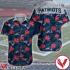 Patriots Red Orchid Navy Hawaiian Shirt, Unique Gifts For Friends - Vesles2014S 1