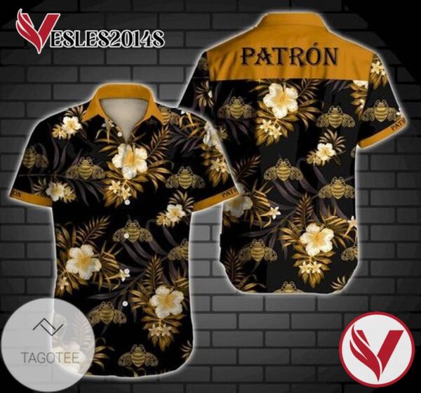 Patron Hawaii Shirt Graphic Print Short Sleeve Hawaiian Casual Shirt Vesles2014S