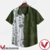 Pattern Chest Pocket Patchwork Green Hawaiian Shirt, Unique Gifts For Friends - Vesles2014S 1