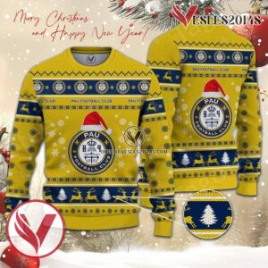 Pau Football Club Sport Ugly Christmas Sweater, Unique Gifts For Fans - Vesles2014aS 1