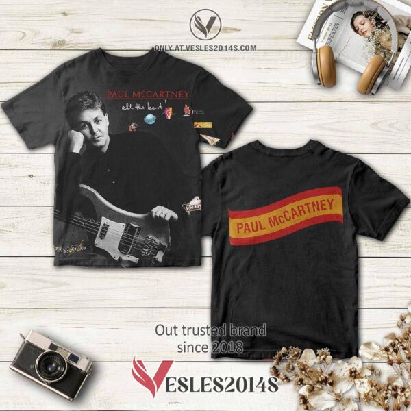 Paul McCartney All The Best Album 3D T-Shirt, Perfect Gifts For Music Lovers - Vesles2014S