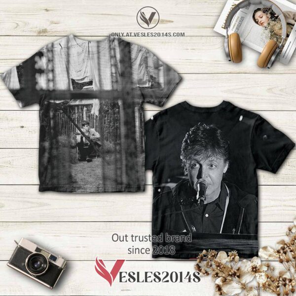 Paul McCartney Chaos and Creation in the Backyard Album 3D T-Shirt, Perfect Gifts For Music Lovers - Vesles2014S