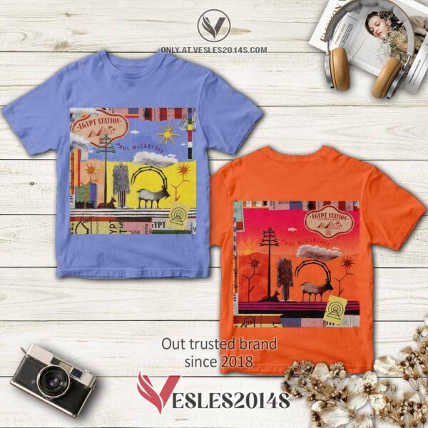 Paul McCartney Egypt Station Album 3D T-Shirt, Perfect Gifts For Music Lovers - Vesles2014S