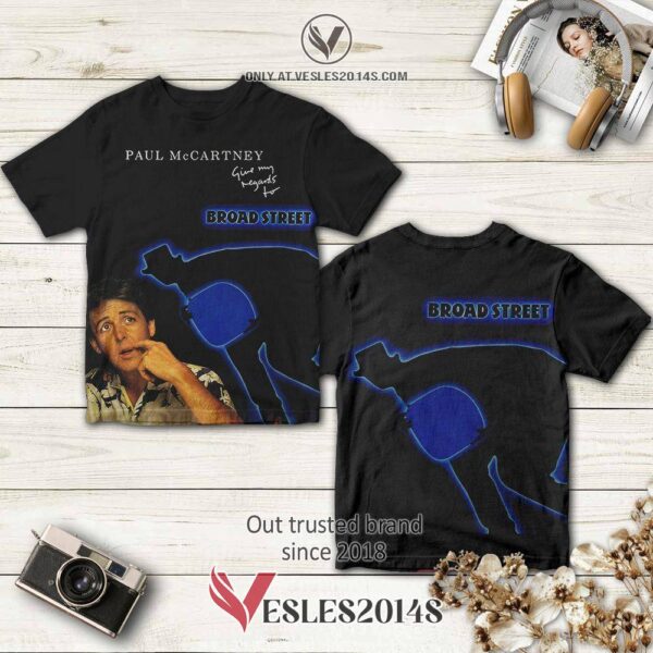 Paul McCartney Give My Regards to Broad Street Album 3D T-Shirt, Perfect Gifts For Music Lovers - Vesles2014S