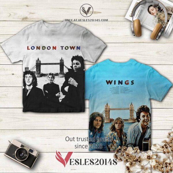 Paul McCartney London Town Album 3D T-Shirt, Perfect Gifts For Music Lovers - Vesles2014S
