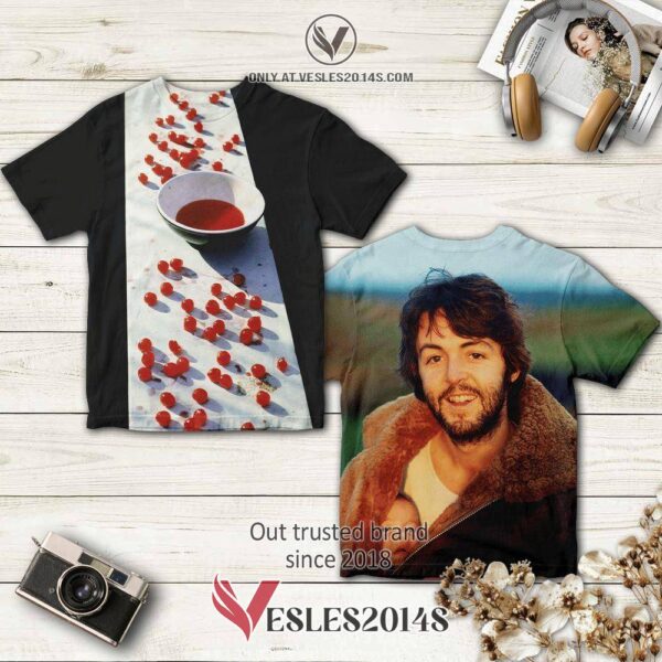 Paul McCartney Slime 2 Album 3D T-Shirt, Perfect Gifts For Music Lovers - Vesles2014S