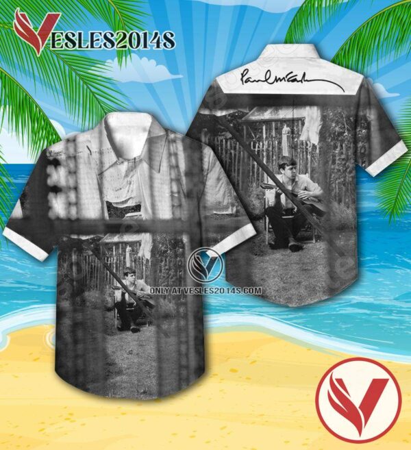 Paul Mccartney Chaos And Creation In The Backyard Album Cover Hawaiian Shirt, Unique Gifts For Music Lovers - Vesles2014S